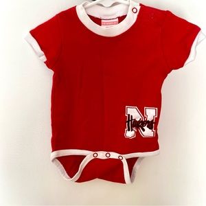 Nebraska Huskers Onesie | Red | 3-6mo